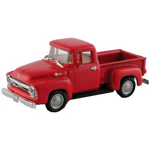 Model Power 19231 1:87 Red 1956 Ford F100 Pick-up Truck