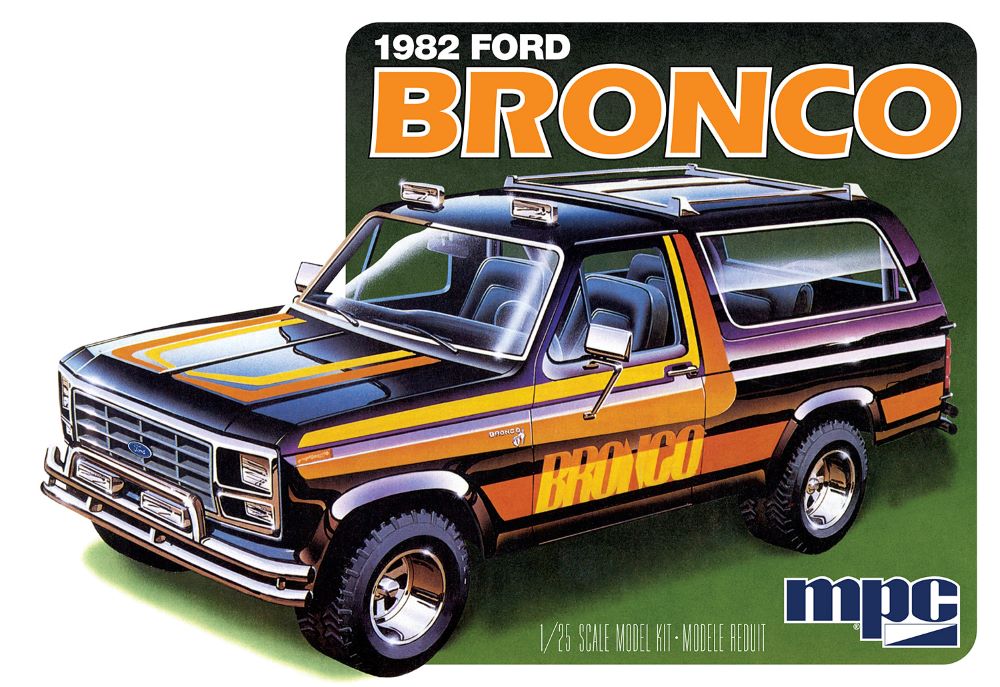 MPC 991 1:25 1980 Ford Bronco Truck Plastic Model Kit