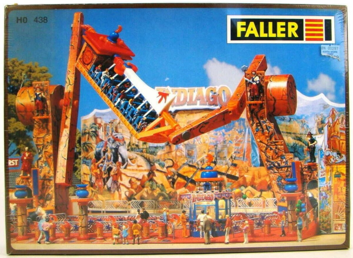 Faller 438 HO Scale Indiago Amusement Park Ride Kit