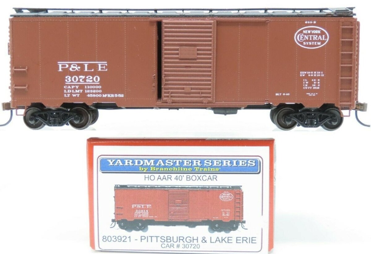 Branchline Trains 803921 HO Pittsburgh & Lake Erie AAR 40' Boxcar # 30720 Kit