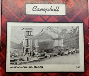 Campbell Scale Models 357-995 HO/HOn3 Coaling Station Kit