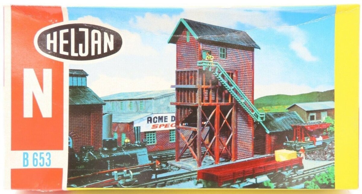 Heljan B653 N Scale Coaling Tower Building Kit