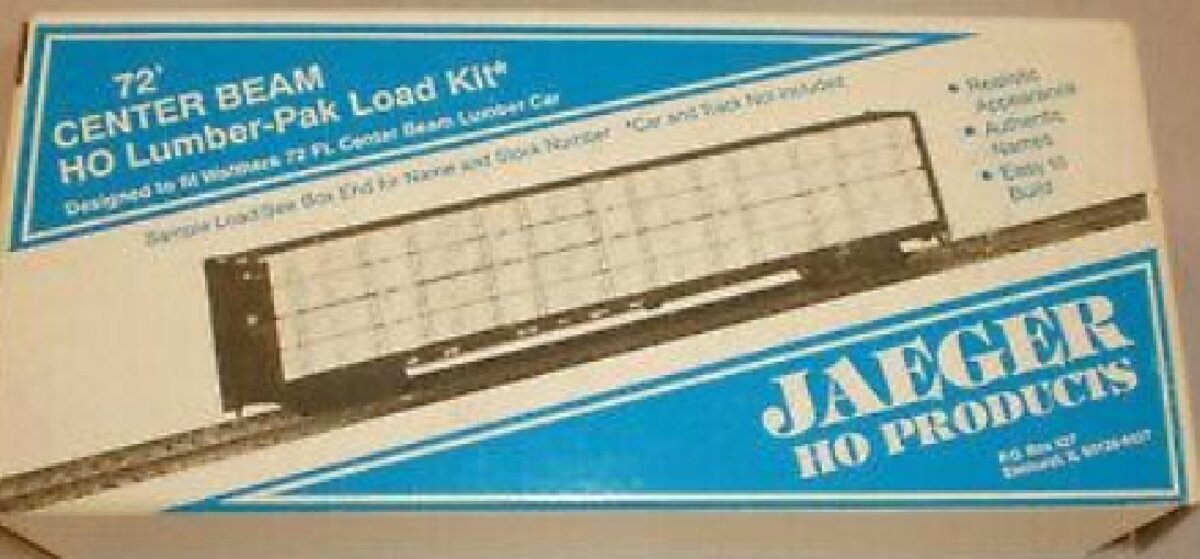 Jaeger HO Products 6960 HO Weyerhaeuser Lumber 72' Lumber Pak Centerbeam Kit