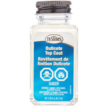 Testors 1160X Dullcote Top Coat - 1-3/4 oz. Bottle