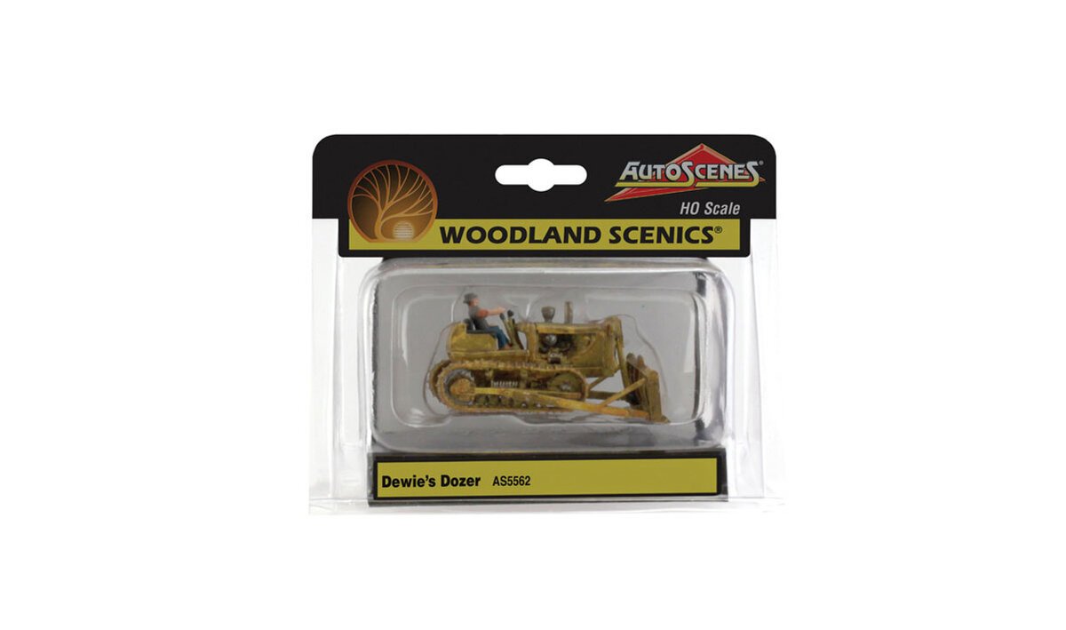 Woodland Scenics AS5562 HO AutoScenes Dewie's Dozer & Figure