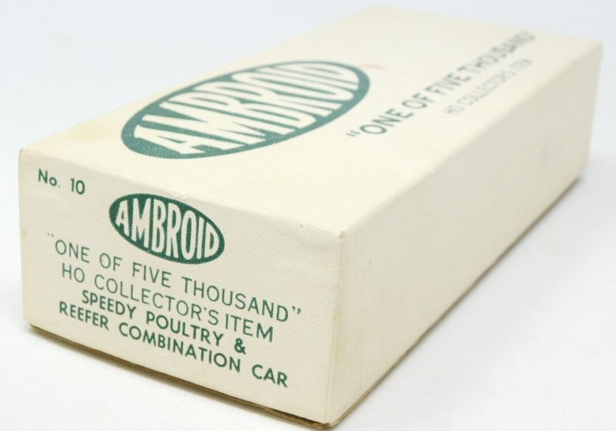 Ambroid 10 HO Speedy Poultry & Reefer Combination Car Wood Kit