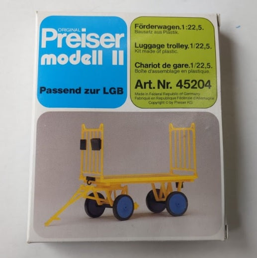 Preiser 45204 G Luggage Trolley Plastic Model Kit