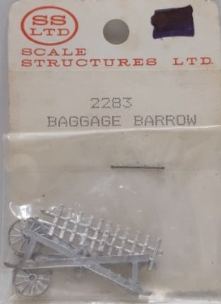 Scale Structures 2283 HO Scale Baggage Barrow Metal Kit