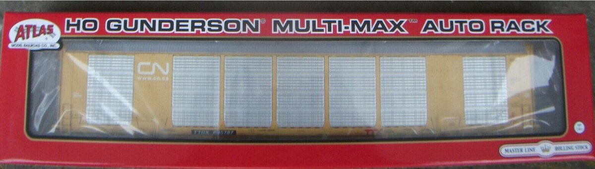 Atlas 20005663 HO Gunderson Multi-Max Auto Rack #695787 Freight Car