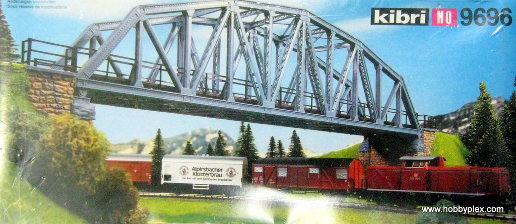 Kibri B-9696 HO Scale Truss Railroad Bridge Kit – Trainz