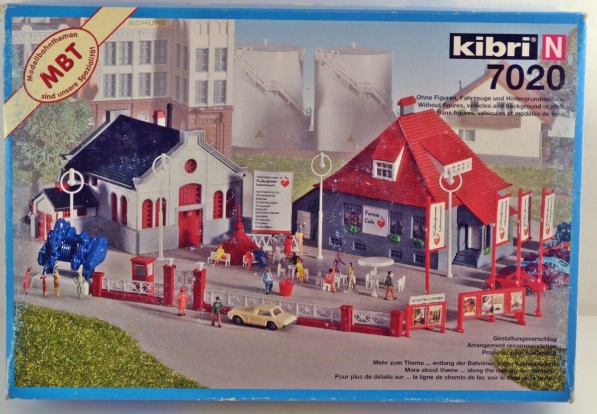 Kibri 7020 N Scale Industerial Park Model Kit