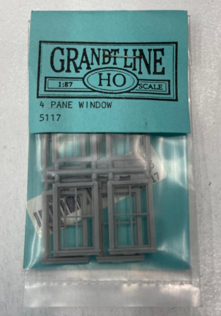 Grandt Line 5117 HO 4 Pane Window – Trainz