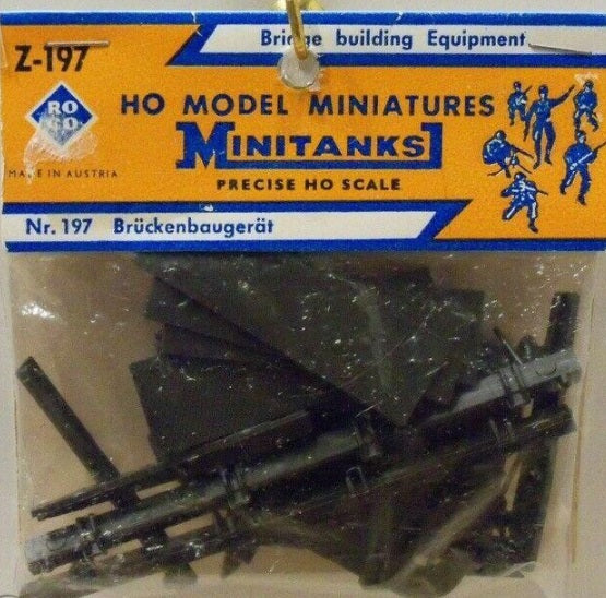 Roco Z-197 HO Minitanks Brudge Building Kit