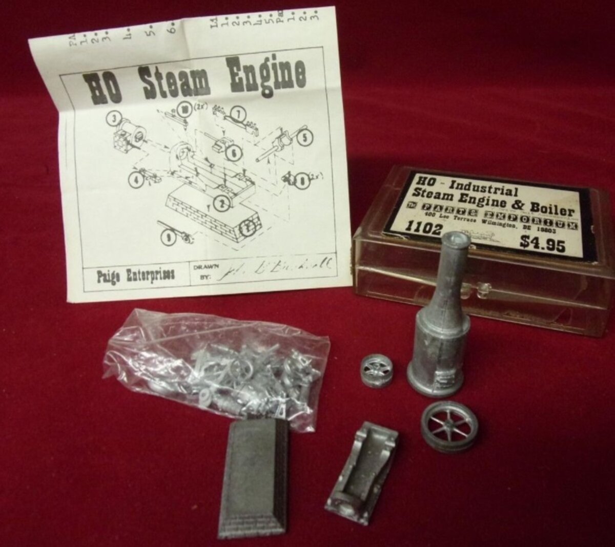 The Parts Emporium 1102 HO Industrial Engine & Boiler Kit