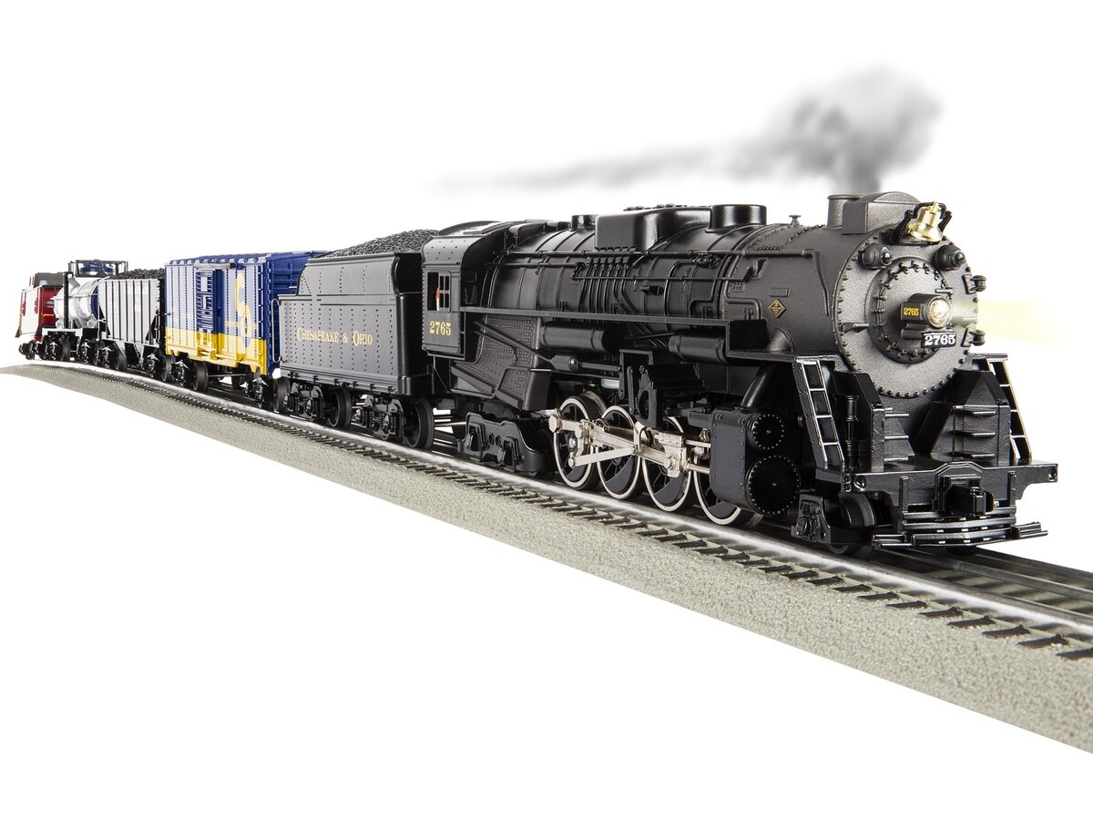 Lionel 2123010 Chesapeake & Ohio LionChief O Gauge Steam Freight Train Set