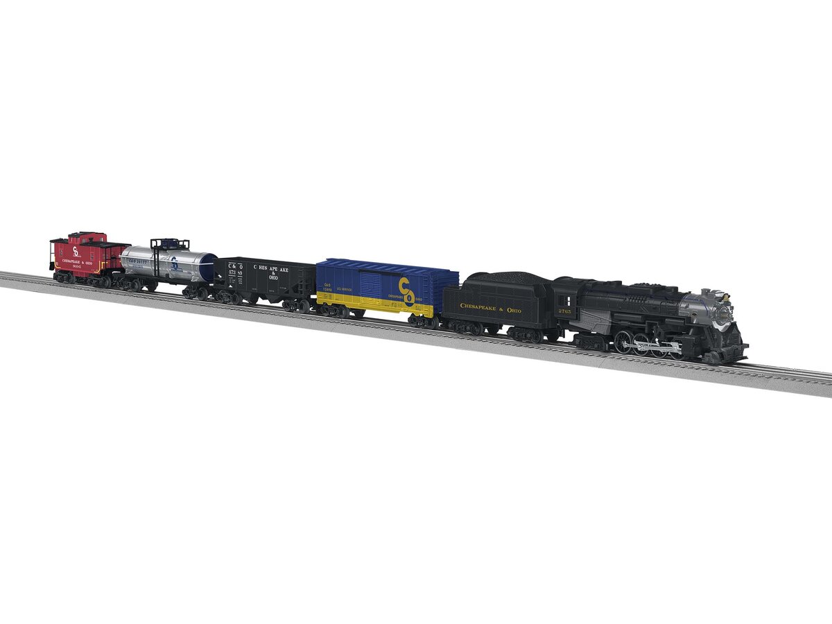 Lionel 2123010 Chesapeake & Ohio LionChief O Gauge Steam Freight Train Set