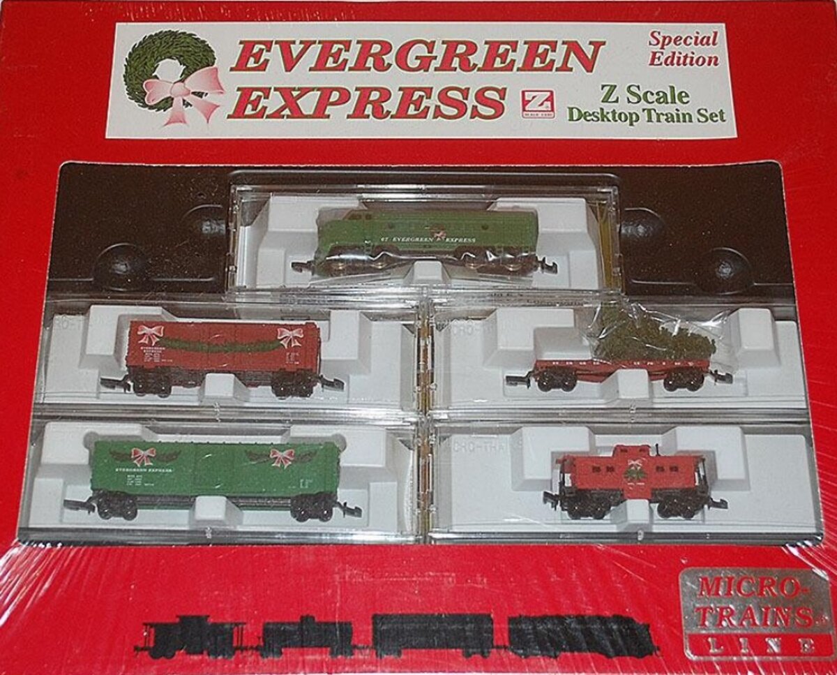 Micro-Trains Z Evergreen Express Special Edition Desktop Train Set