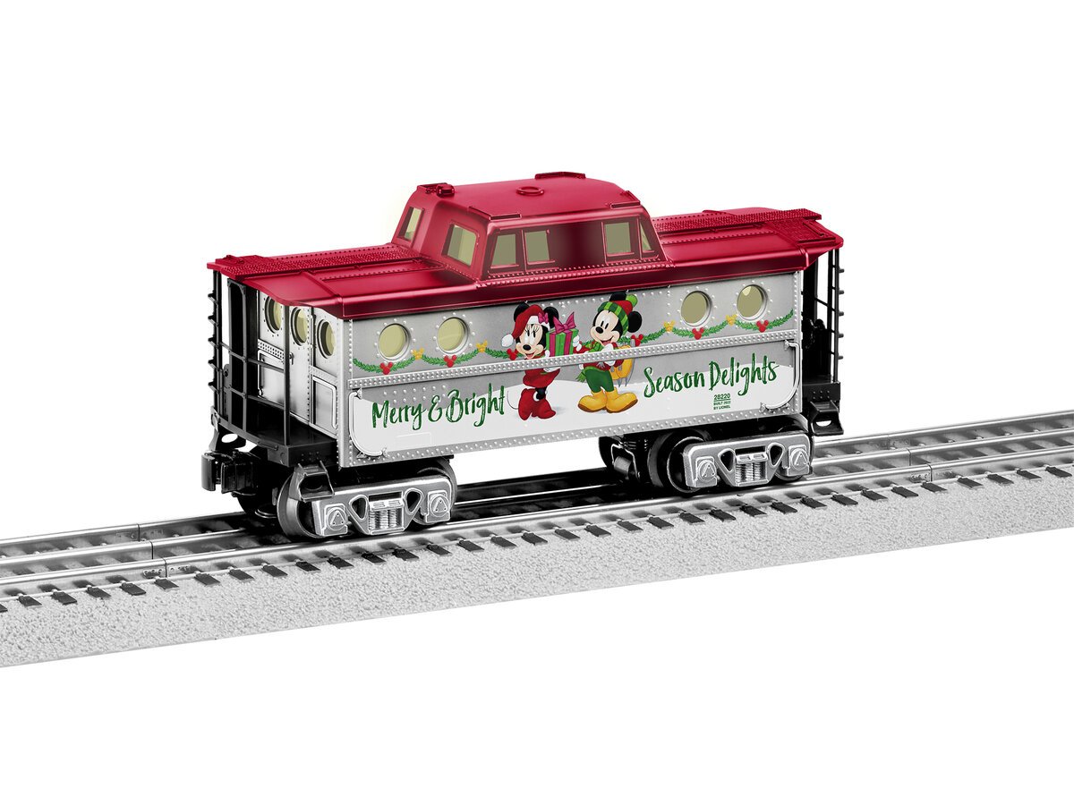 Lionel 2228220 O Mickey & Friends Christmas Caboose