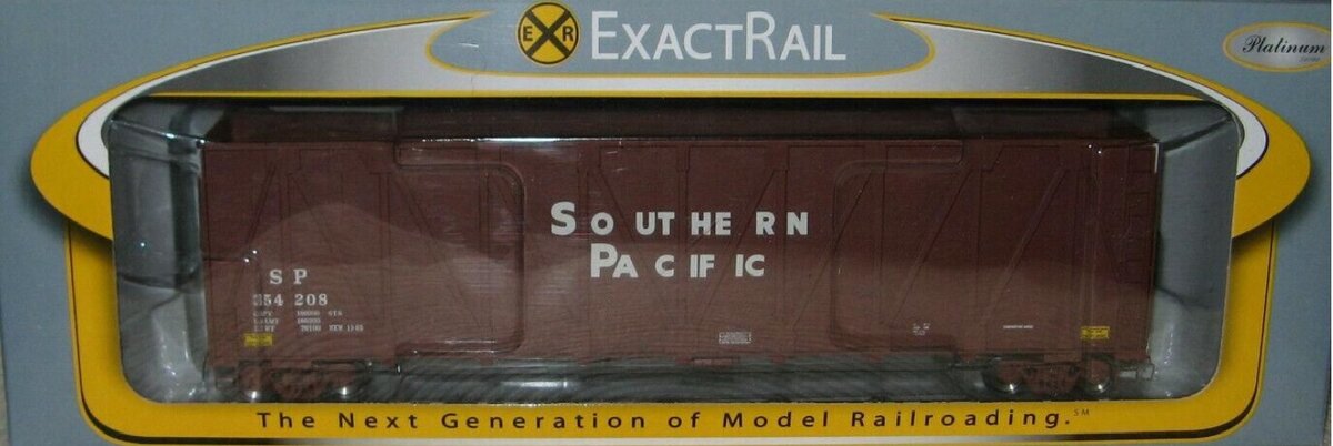 ExactRail EP-80101-2 HO SP Gunderson Composite Side Wood Chip Car #354208