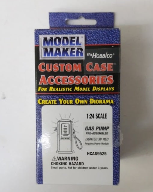 Hobbico HCA9525 1:24 Model Maker Gas Pump Lighted 3V Red