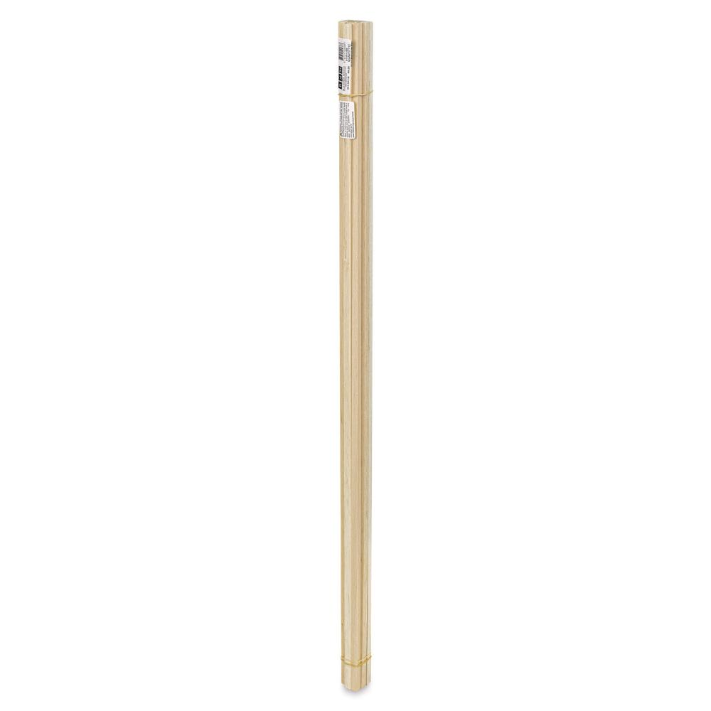 Bud Nosen Models 1086 3/8 x 3/8 x 36 Balsa Wood Sticks (Pack of 12)
