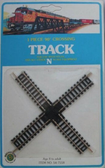 Bachmann 54-7558 N 90 Degree Crossing Track