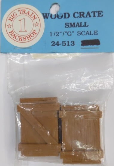 Big Train Backshop 24-513 G 1/2" Wood Crate Small (Pack of 2)