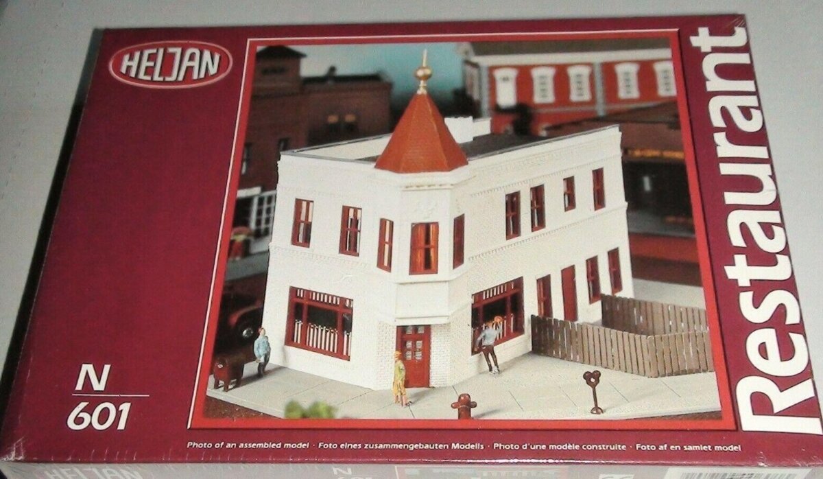 Heljan 601 Con-Cor N Scale Two Brothers Restaurant Building Kit