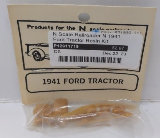 N Scale Railroader N 1941 Ford Tractor Resin Kit