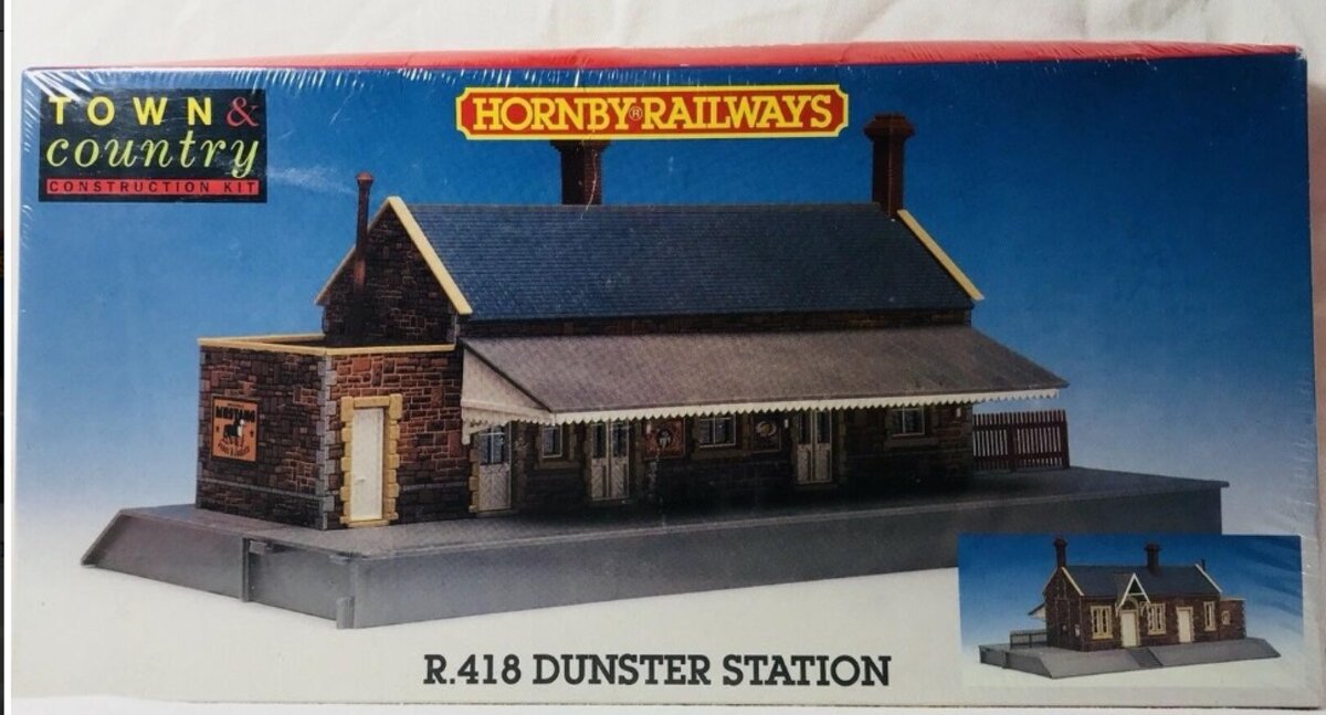 Hornby 418 OO Gauge Dunster Station Railroad Building Kit