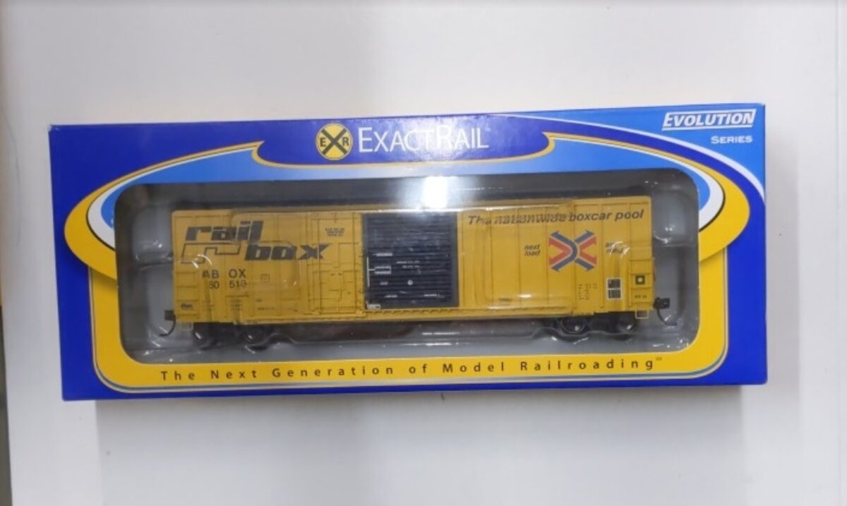 ExactRail EE-1801 HO Evolution Series Railbox FMC 5277 Combo Door Boxcar ABOX