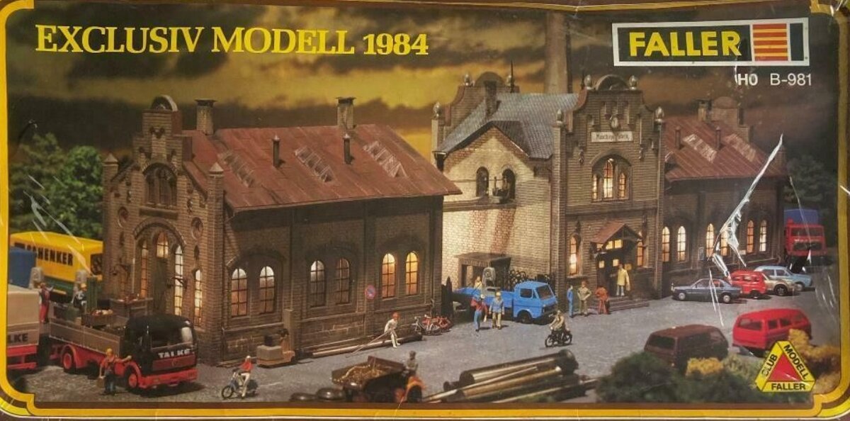 Faller 981 HO Iron Foundry Exclusive Modell 1984 Building Kit