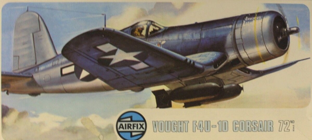 Airfix Products 02054 1:72 Vought F4U-ID Corsair Military Aircraft Plane Kit