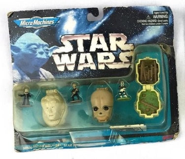 Micro Machines 68020 Bib Fortuna/Figrin D'An/Scout Transforming Heads Star Wars