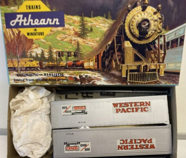 Athearn 5174 HO Western Pacific 40 Ft Trailer Kit (Box of 2)