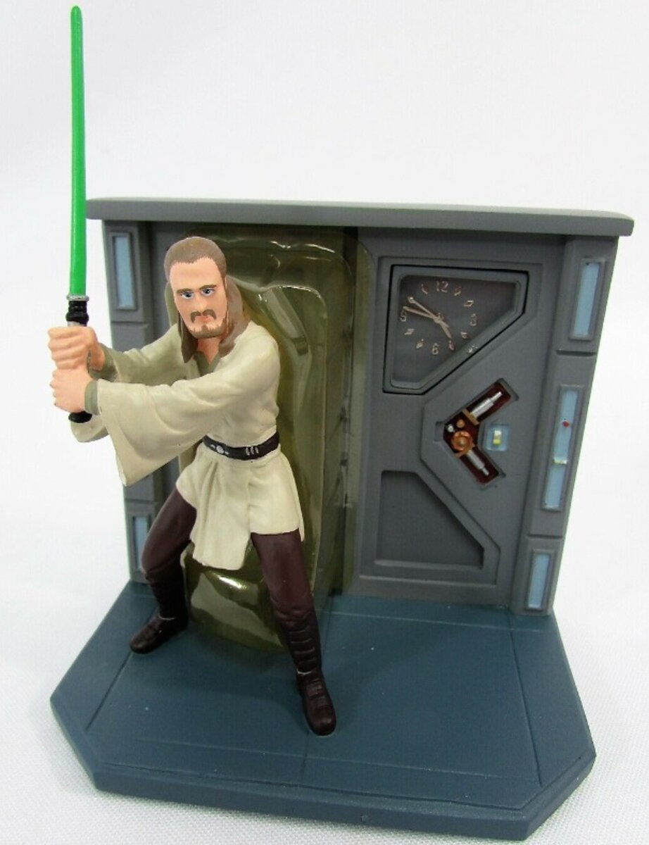 Nelsonic SW1036 Mini Clock Qui-Gon Jinn Star Wars Episode I