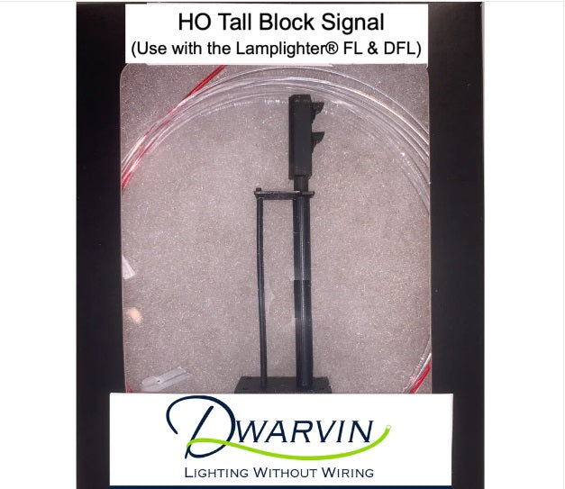 Dwarvin DVITBS101 HO Tall Block Signal Kit Lamplighter DFL w/ Power Supply