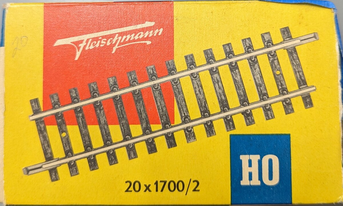 Fleischmann 1700/2 HO 4" Single Track Sold By Piece