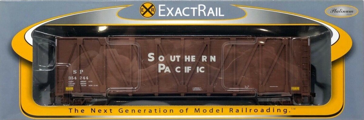 ExactRail EP-80101-5 HO SP Gunderson Composite Side Wood Chip Car #354244