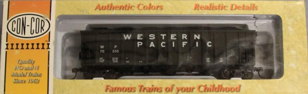 Con-Cor 0001-009319 HO Western Pacific 12 Panel 100 Ton Hopper # 70235 Kit