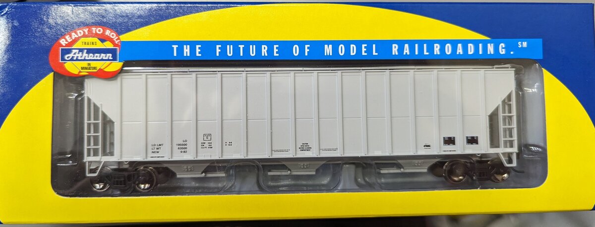 Athearn 9-82 HO 54' FMC Gray Covered Hopper