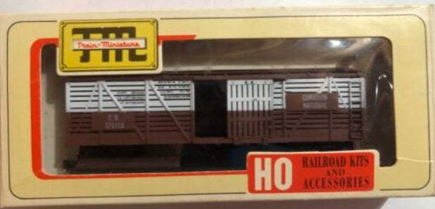 Train Miniature 8087 HO Canadian National 40' Wood Stock Car Kit