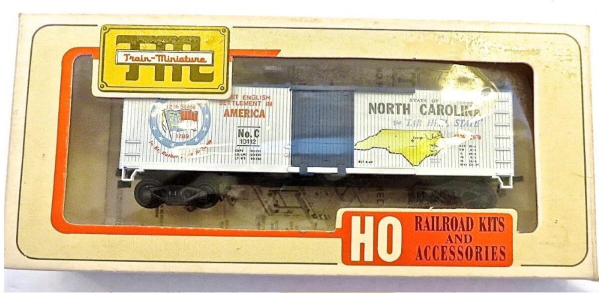 Train Miniature 2023 HO North Caroline Conmemorative Car Kit