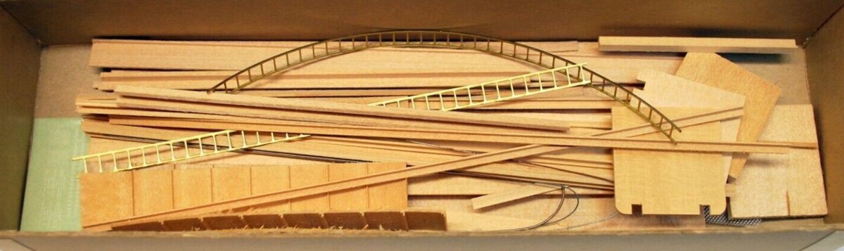 Ambroid 2 HO Pullman Standard Full Door Box Car Wood Kit