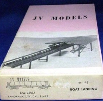 JV Models 3 HO Boat Landing Wood W/ Metal Boat Kit – Trainz