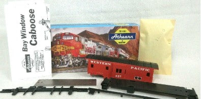 Athearn 437 HO Western Pacific "Radio Equipped" Bay-Window Caboose Kit