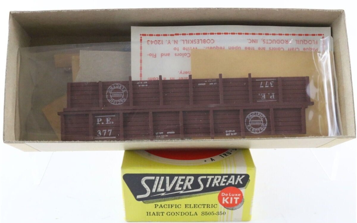 Silver Streak S505-350 HO Pacific Electric Hast Godola Craftsman Kit