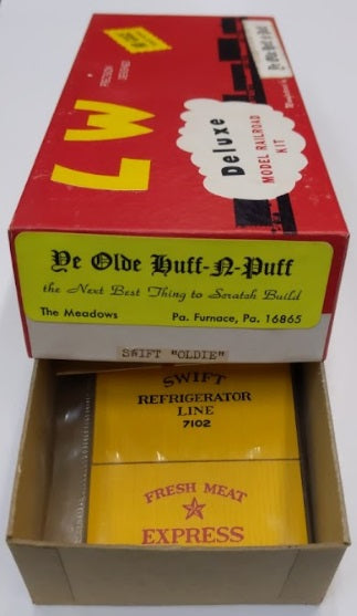 Ye Olde Huff N Puff HO Swift "Oldie"Fresh Meat Express 36" Refrigerator Line Kit