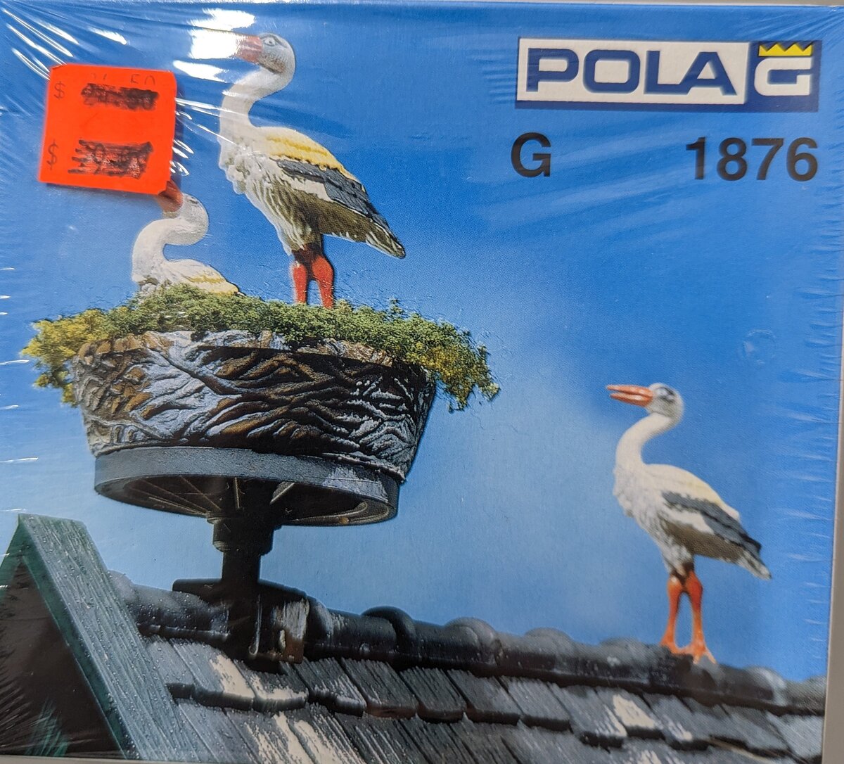 Pola 1876 G Stork's Nest w/Two Storks Building Kit