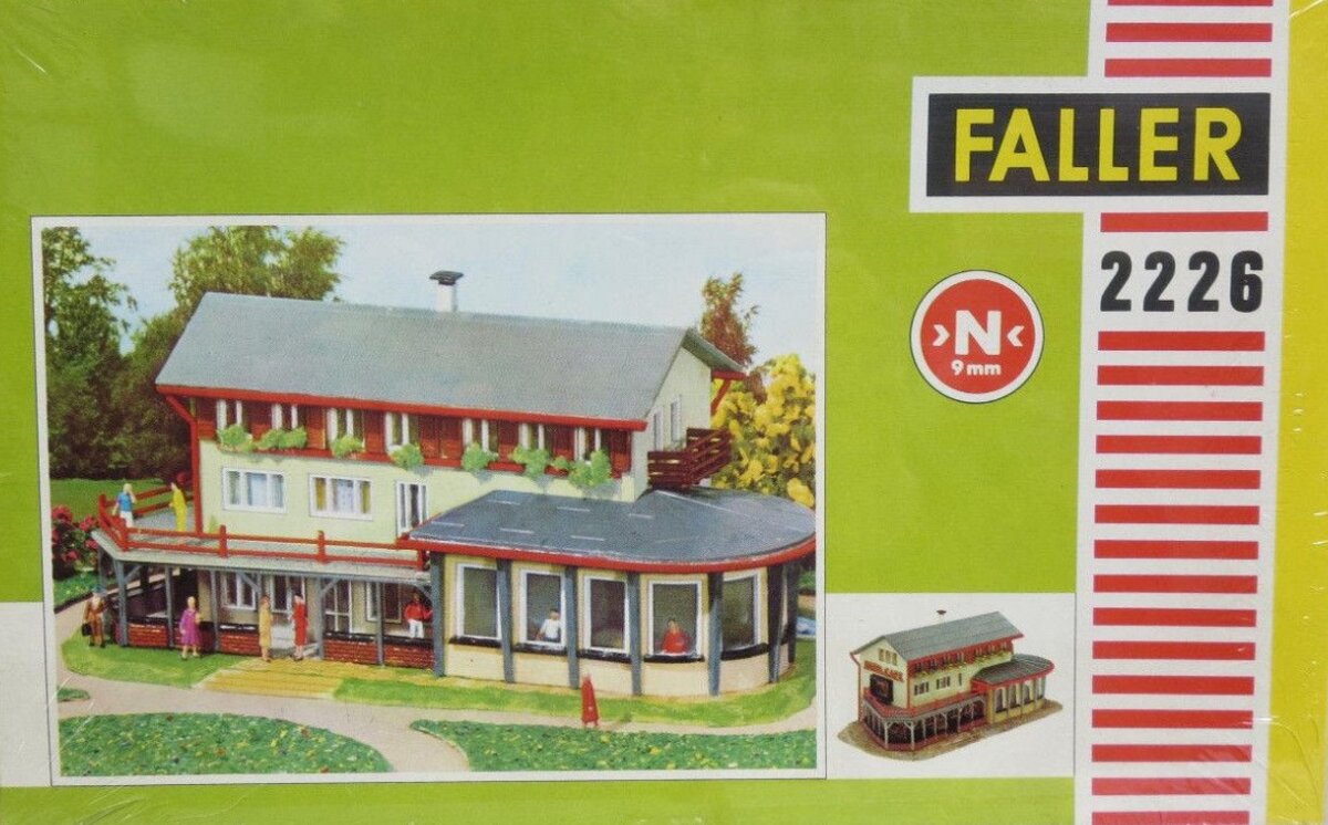 Faller 2226 N Scale Café-Restaurant Building Kit